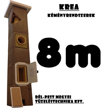 8m ( 20cm-es átmérő) 8m ( 20cm-es átmérő)
